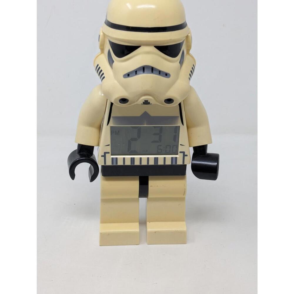 Lego Star Wars Stormtrooper LCD Battery Alarm Clock With Light